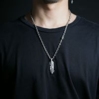 新品JAM  MADE B77リーフェザー ネックレス 3葉メンズ桐箱付 JNS1285)B77（バナナ） LEAF（葉っぱ） FEATHER（葉根） バナナ リー