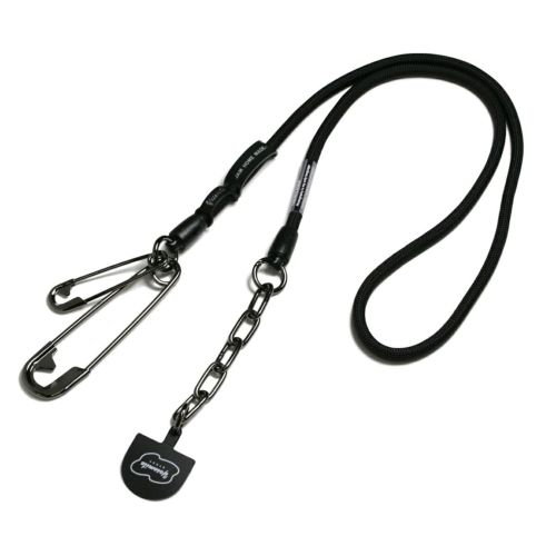 YOSEMITE - ヨセミテストラップ 4NK multi CORD CHAIN スマホショルダー&ウォレットチェーン ロング - ブラックの写真