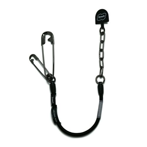YOSEMITE - ヨセミテストラップ 4NK multi CORD CHAIN スマホショルダー&ウォレットチェーン ショート - ブラックの写真