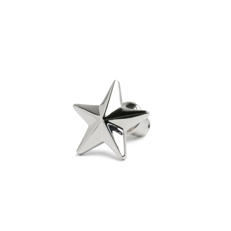 人気【Ambush】ピース サイン シングル スタッド ピアス 片耳用 AMBUSH(アンブッシュ) ピアス(メンズ) - 海外通販のBUYMA