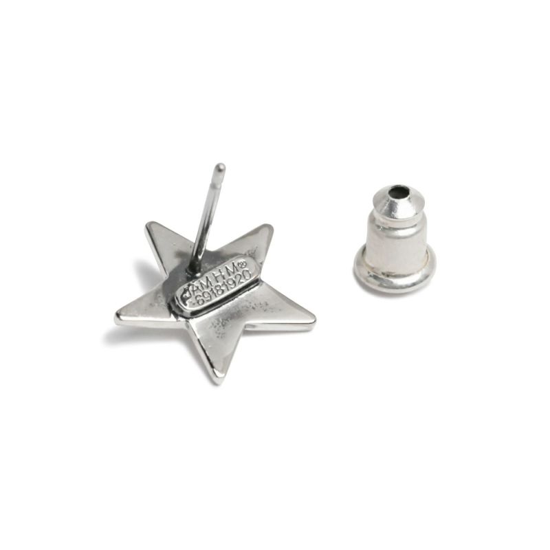 moil シルバークリスタル 片耳ピアス jens so objects JNS1299)DROOL 1 スタッズ スター ピアス / 片耳｜アクセサリー
