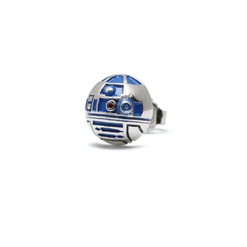 スター・ウォーズ"STARWARS&trade;" R2D2 ピアス-シルバー/片耳の写真