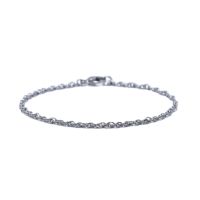 JNS1316)ロープチェーンブレスレットM 三友その2 -チタン