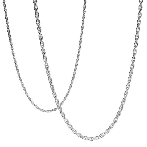 JNS1310)ロープチェーン ペアネックレス 三友その2 -チタン- / S・M