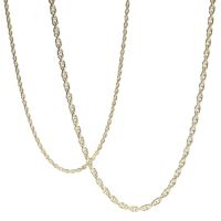 JNS1311GD)ロープチェーン ペアネックレス 三友その1 -真鍮