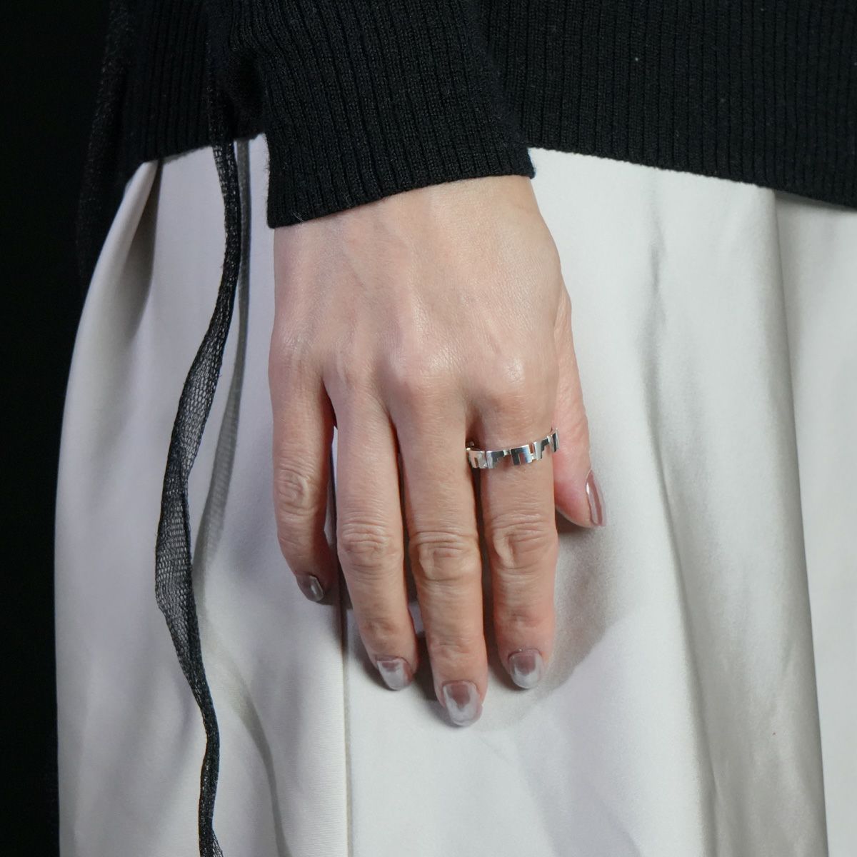 JNFRI002)JAM HOME MADE×NF NF LOGO RING｜アクセサリー通販のジャム